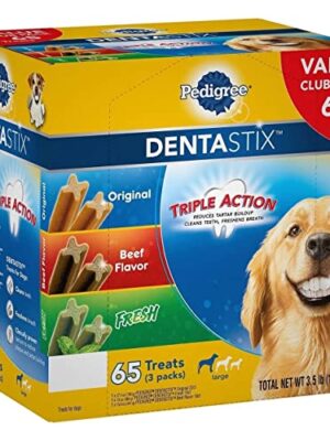 Pedigree Dentastix 65 Piece Variety Pack, 3.5 Pound