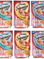 Delectables Squeeze Up Hartz Cat Treats Variety 6 Pouch Bundle of 3