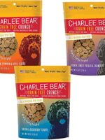 Charlee Bear Grain Free Crunch Dog Treats Variety Pack, 8 oz