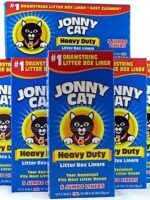 JONNY CAT Cat Litter Box Liners 5 / Box (Pack of 6)