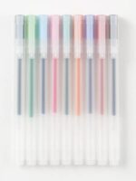 MUJI Gel Ink Ballpoint Pens 0.38mm 9-colors Pack