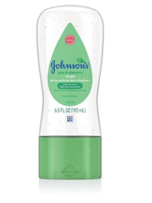 Johnson's Baby Gel Oil Aloe 6.5oz, 2-Pack