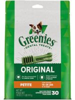 GREENIES Original Petite Natural Dental Care Dog Treats, 18 oz. Pack (30 Treats)