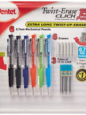 Pentel Twist-Erase Click Mechanical Pencil Set