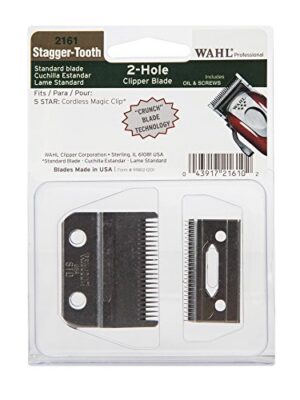 Wahl 2-Hole Stagger-Tooth Clipper Blade, 5 Star Series