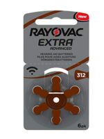 Rayovac Hearing Aid Battery, Size 312 (60 Batteries)