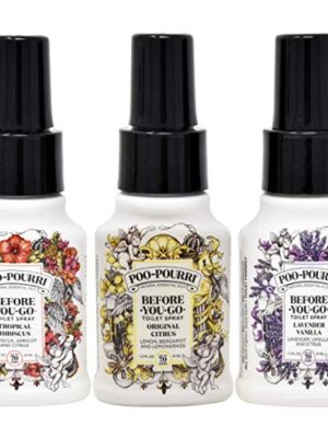 Poo-Pourri Original Citrus,Lavender Vanilla, and Tropical