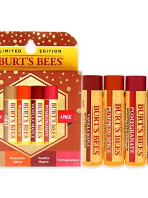 Burts Bees Winter Lip Balm Variety Pack of 4