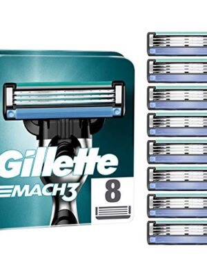 Gillette Mach3 Razor Blades, 8 Refills