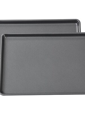 Wilton Easy Layers Sheet Cake Pan, 2-Piece Set, Rectangle Steel Sheet Pan
