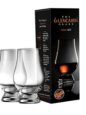 Glencairn Whisky Glass in Gift Carton, Set of 2 in Twin Gift Carton