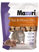 Mazuri | Vegetarian Rat & Mouse Diet | Rodent Food| 2 Pound (2 Lb.) Bag