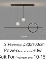 Nordic LED Pendant Lights Dining Table