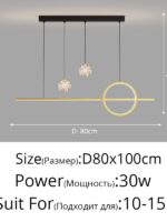 Nordic LED Pendant Lights Dining Table