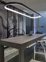 Black/White Simple Led Pendant Lamps