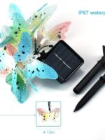 Garden Solar Lamp Butterfly String Lights