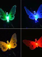 Garden Solar Lamp Butterfly String Lights