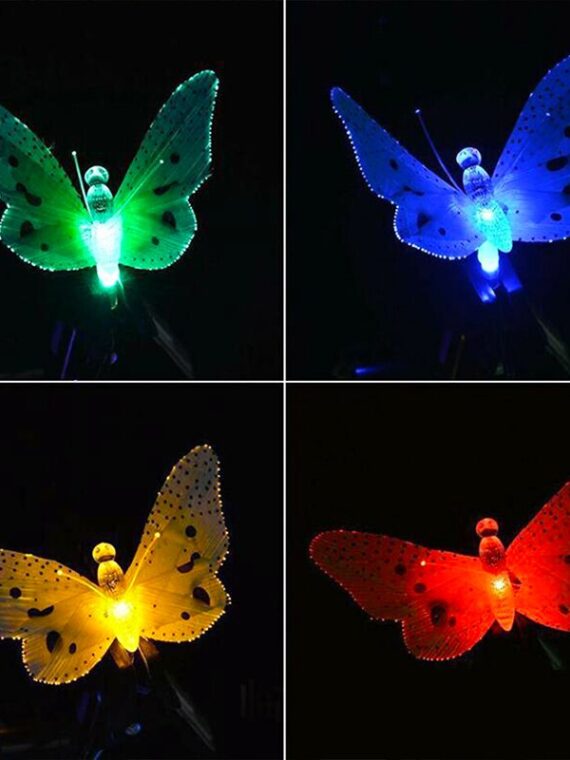 Garden Solar Lamp Butterfly String Lights