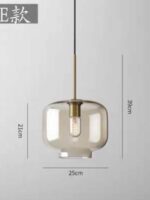 Modern Pendant Light Nordic LOFT Glass