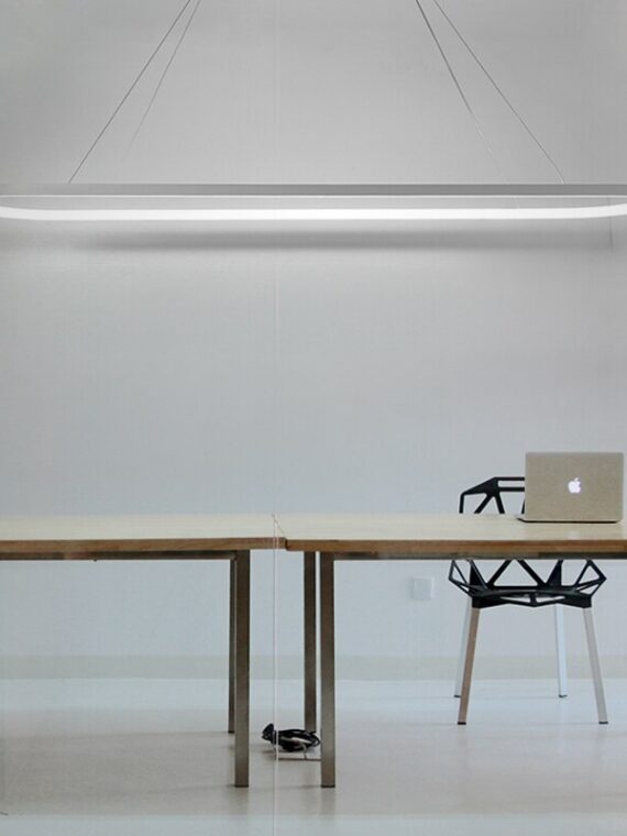 Black/White Simple Led Pendant Lamps