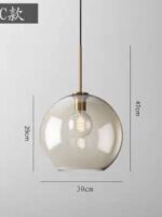 Modern Pendant Light Nordic LOFT Glass