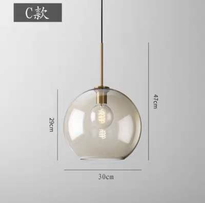 Modern Pendant Light Nordic LOFT Glass
