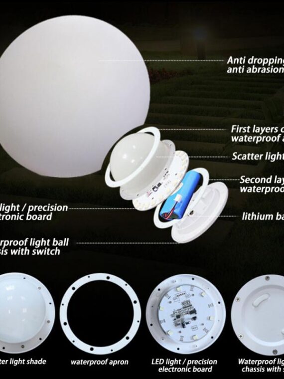 Rechargeable Outdoor LED Luminous Ball