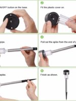 12Pack Solar Garden Light Outdoor Solar Powered