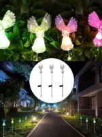 Solar Angel Lights Outdoor Garden Decoration