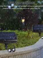 LED Solar Powered Garden Ground Light 10-in-1