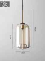 Modern Pendant Light Nordic LOFT Glass