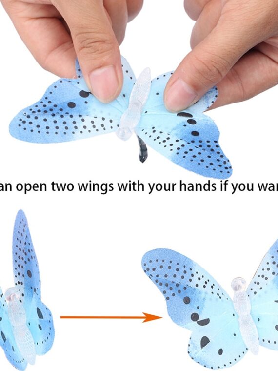 Garden Solar Lamp Butterfly String Lights