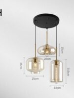 Modern Pendant Light Nordic LOFT Glass