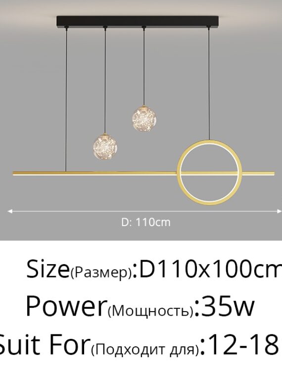 Nordic LED Pendant Lights Dining Table