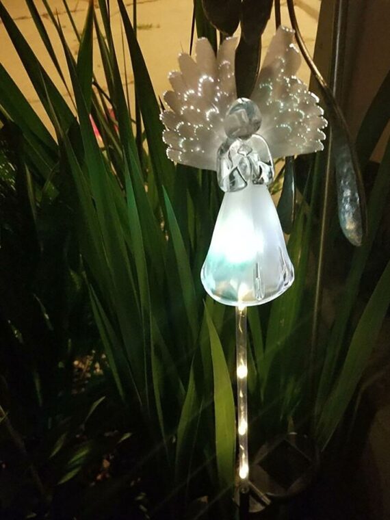 Solar Angel Lights Outdoor Garden Decoration