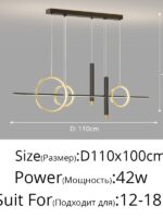 Nordic LED Pendant Lights Dining Table