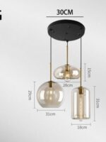 Modern Pendant Light Nordic LOFT Glass
