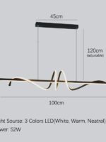 LED Chandelier for Dining Room/Study