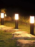 Solar Stainless Steel Garden Path Light Solar Garden
