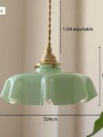 French Glass Pendant Lights Dining