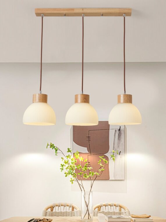 Dining Table Chandelier Glass Lampshade