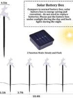 5PCS Led Christmas Solar Light Waterproof Outdoor