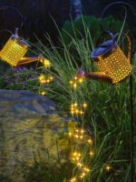 Solar led String Light Enchanted Watering Can