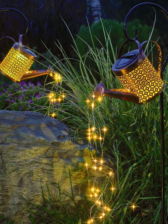 Solar led String Light Enchanted Watering Can