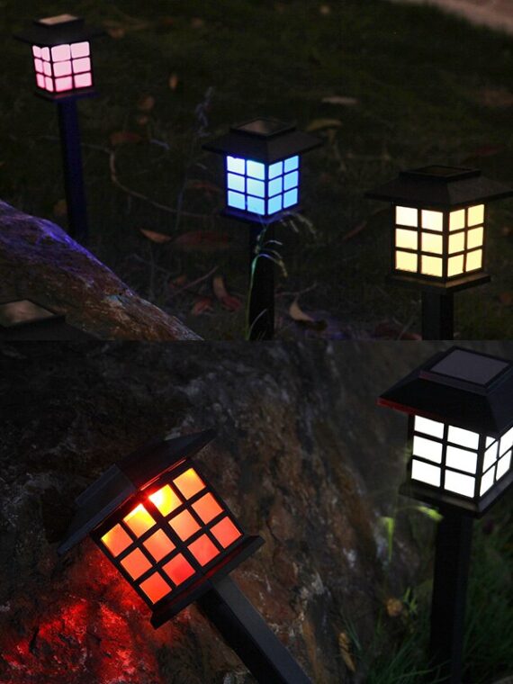 Outdoor LED Solar Lights Waterproof Lawn Lamps
