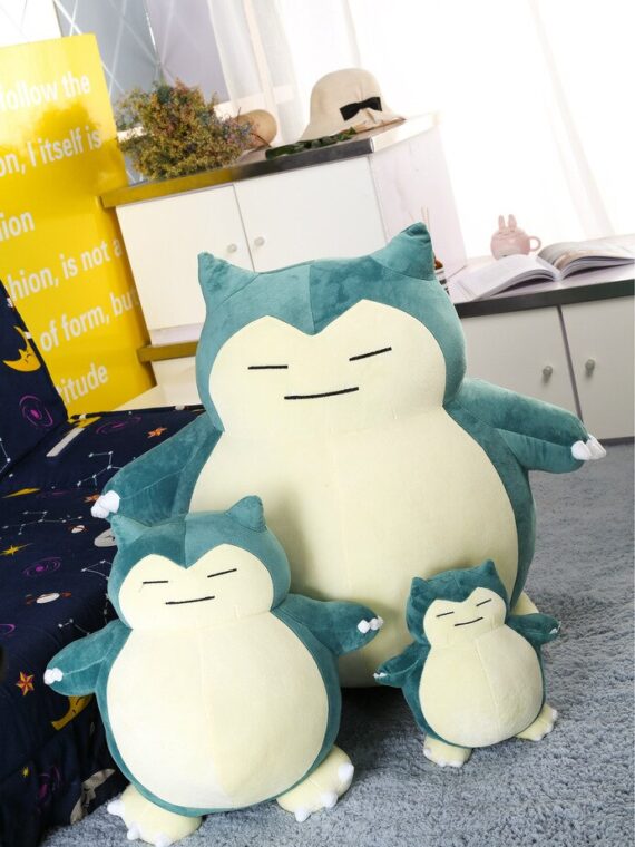Pokemon Cartoon Snorlax Plush Pillow Toys Anime