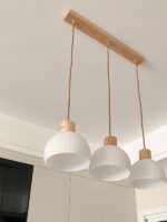 Dining Table Chandelier Glass Lampshade