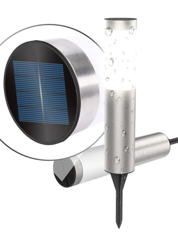 Solar Stainless Steel Garden Path Light Solar Garden