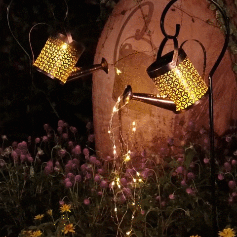 Solar led String Light Enchanted Watering Can