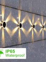 6LED Outdoor Solar Ground Light for Path Lawn